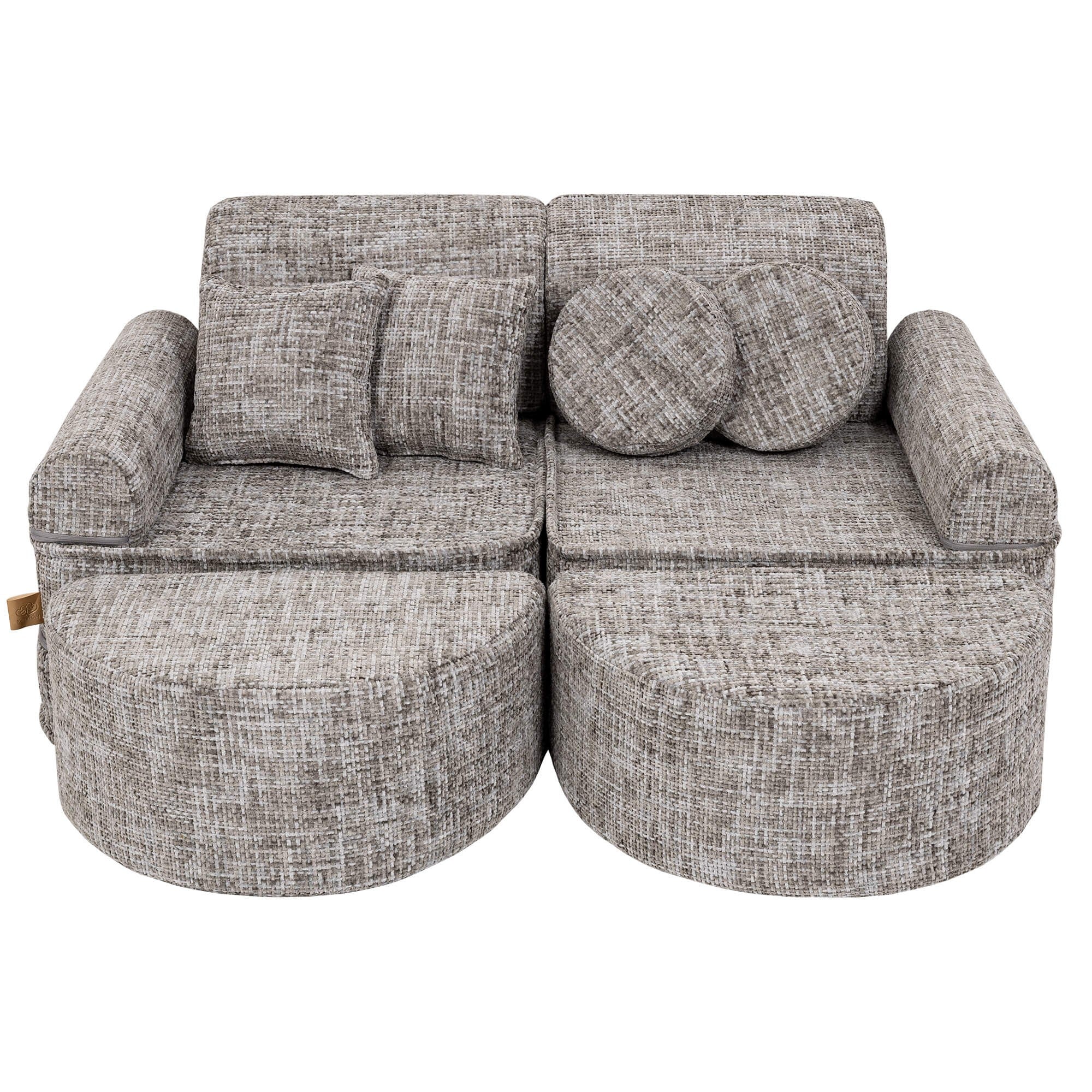 Medium Modular Sofa for Kids - Tangle Moon Grey Plus