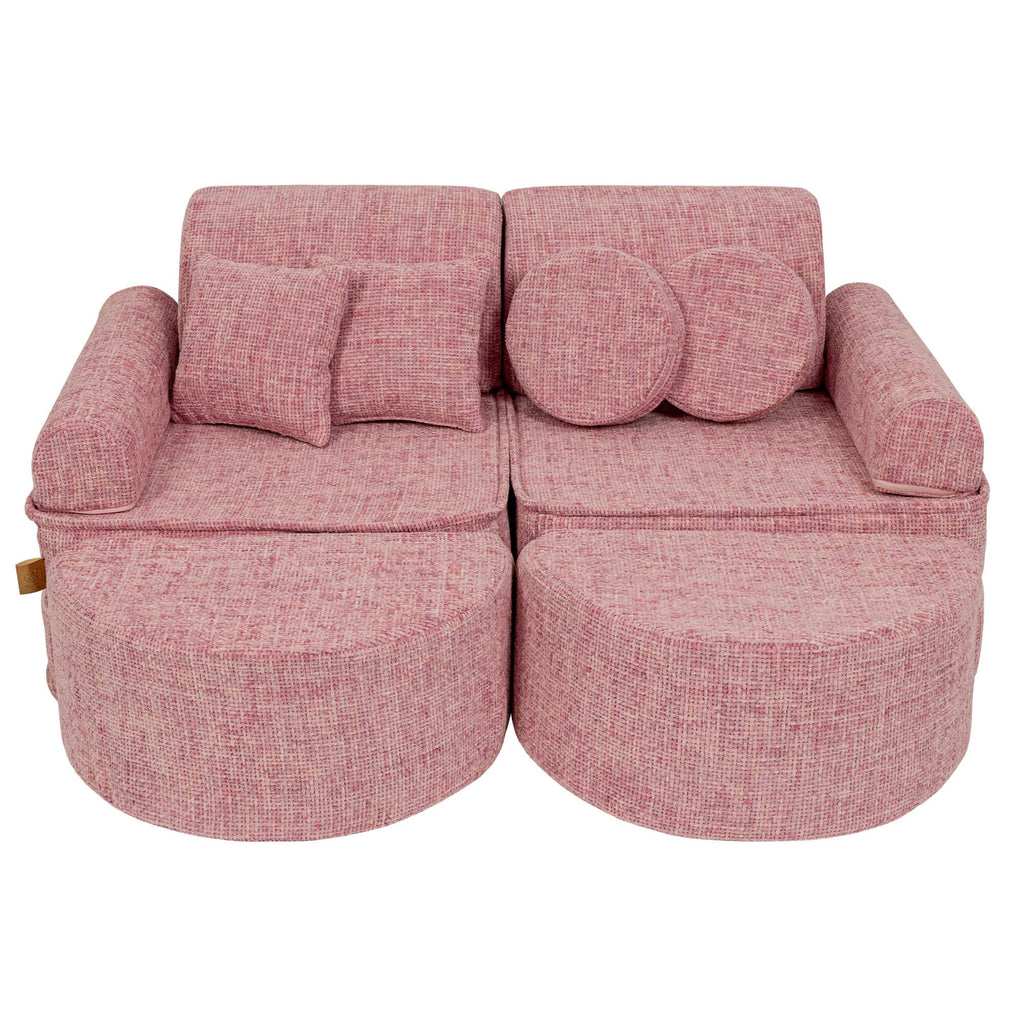 Medium Modular Sofa for Kids - Tangle Bubblegum Pink Plus
