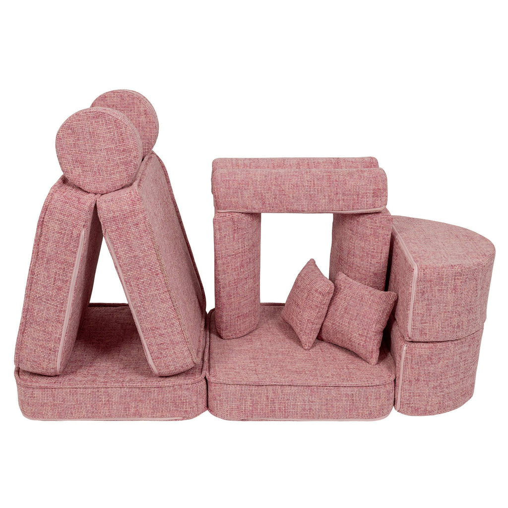 Medium Modular Sofa for Kids - Tangle Bubblegum Pink Plus
