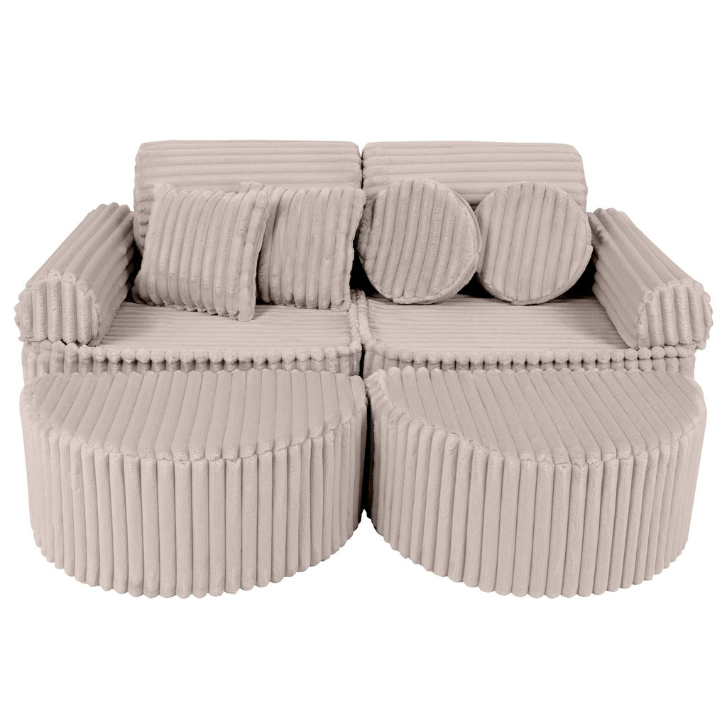 Medium Modular Sofa for Kids - Churros Beige Plus