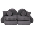 Medium Modular Sofa for Kids - Churros Jurassic Grey Plus