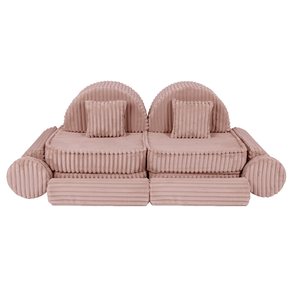 Medium Modular Sofa for Kids - Churros Pink Plus