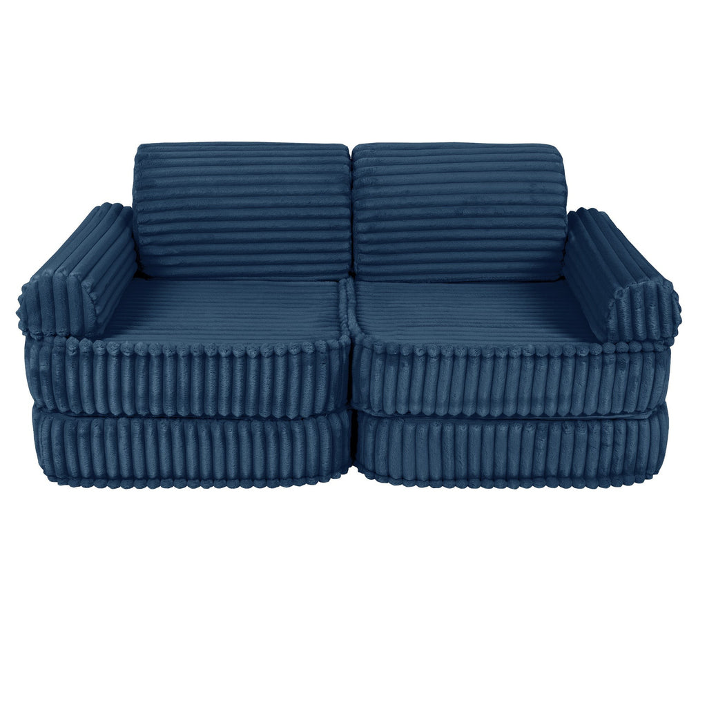 Medium Modular Sofa for Kids - Churros Blue