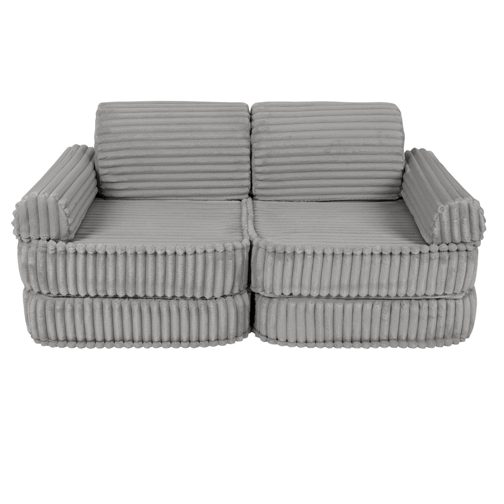 Medium Modular Sofa for Kids - Churros Moon Grey