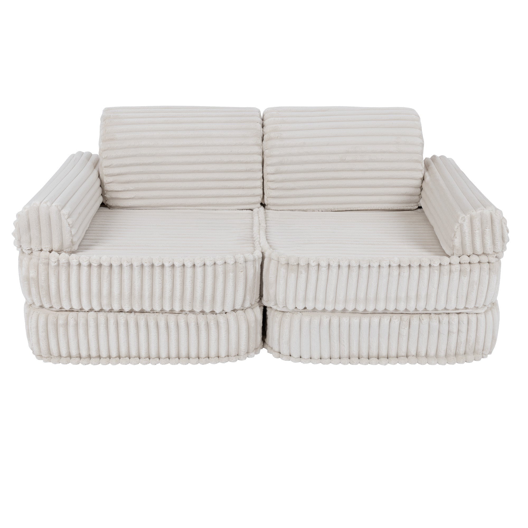Medium Modular Sofa for Kids - Churros White