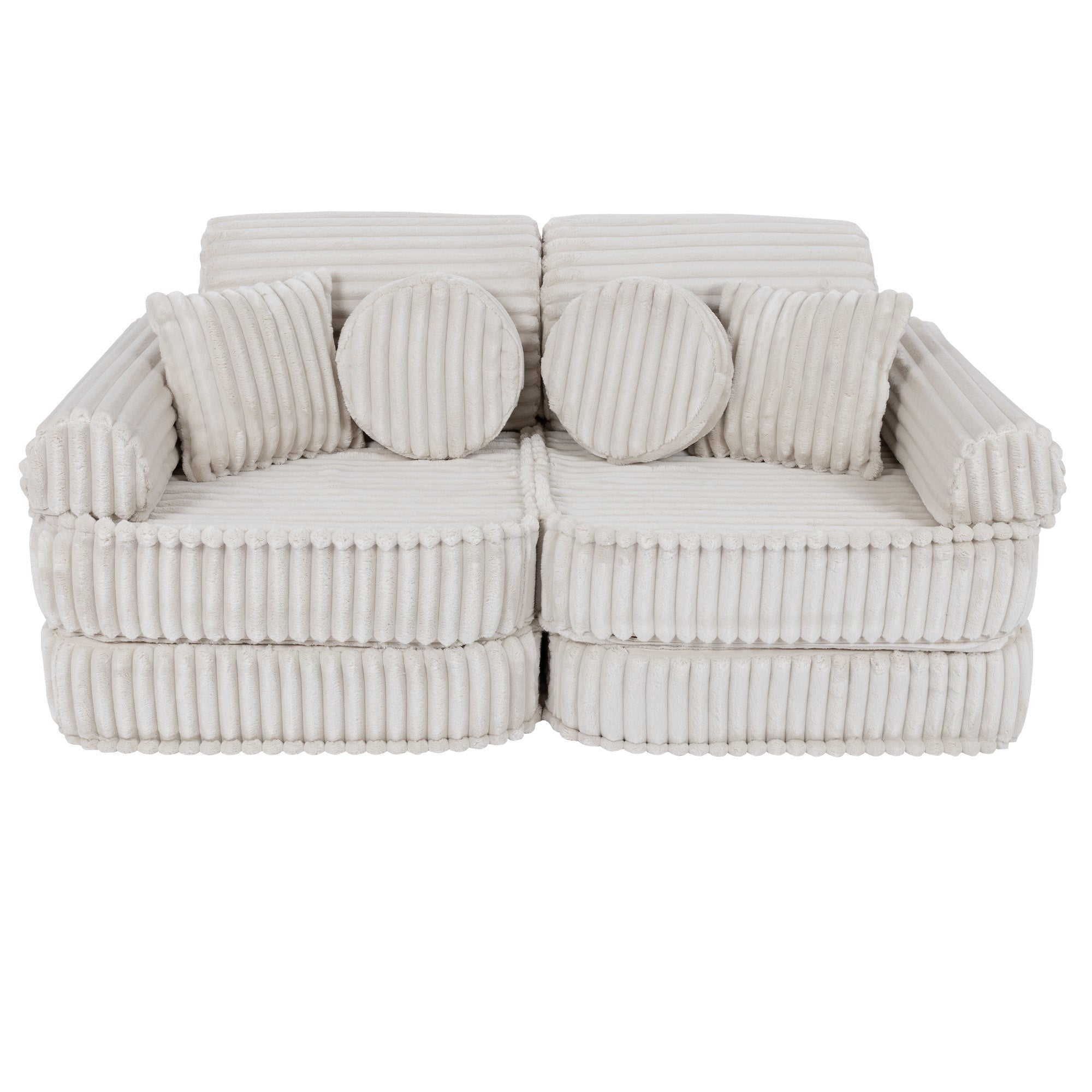 Medium Modular Sofa for Kids - Churros White